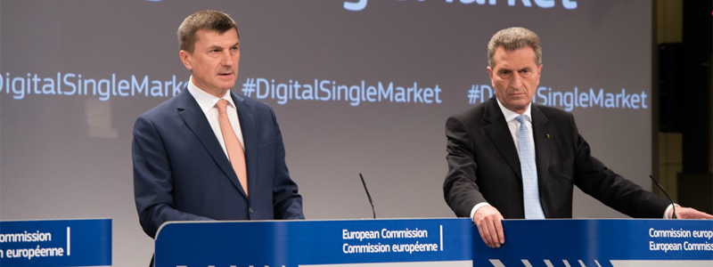 Andrus Ansip e Gunther Oettinger - EU Digital Single Market